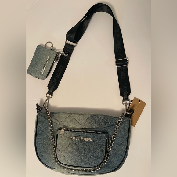 *NWT* Steve Madden Denim‎ Bag - Picture 9 of 12